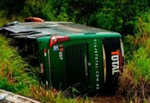 Acidente entre ônibus e carro deixa dois mortos e feridos na BR-060 em MS