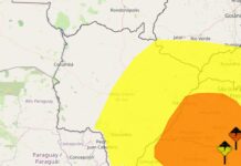 Alerta de chuva intensa atinge MS e vale até final da noite deste sábado