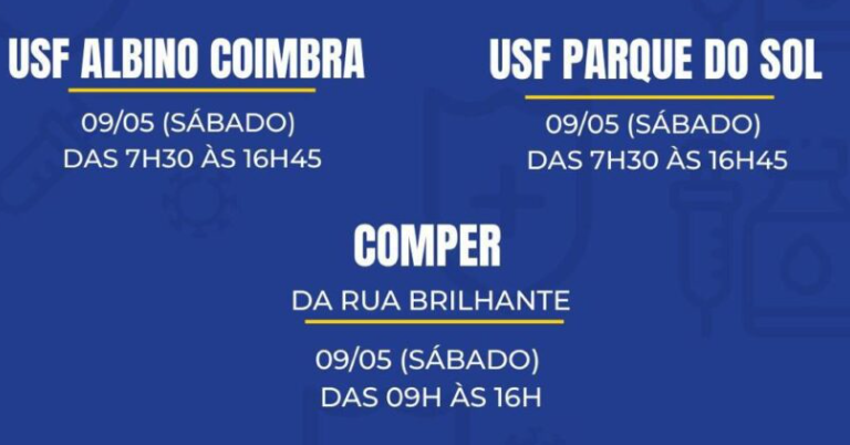 Capital terá plantão de vacinação contra gripe neste sábado em três pontos