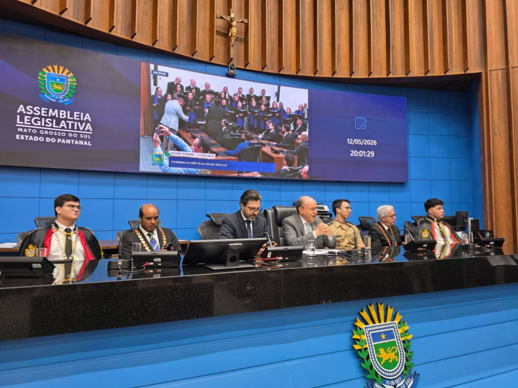 DeMolay: Solenidade na ALEMS destaca importância de ordem juvenil pautada em virtudes
