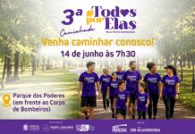 Inscreva-se e participe da 3ª Caminhada #TodosPorElas pelo Fim do Feminicídio