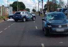 Adolescente de 14 anos morre atropelado na Avenida Cândido Garcia de Lima