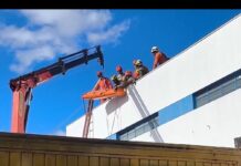 Trabalhador sofre choque elétrico ao tocar rede de alta tensão em Campo Grande