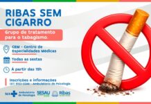 Ribas Sem Cigarro oferece apoio gratuito para quem deseja abandonar o tabagismo
