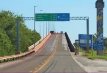 Ponte sobre o Rio Paraguai entra em obras e BR-262 passa a operar em meia pista