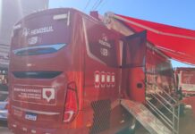 Ônibus da Vida retorna a Campo Grande e segue viagem por cidades do interior durante o Junho Vermelho