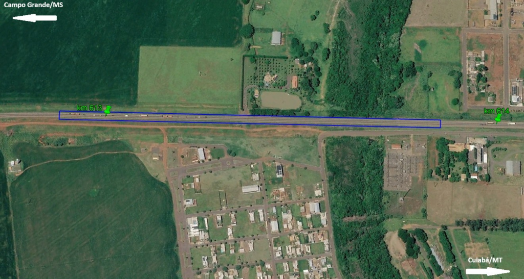 Obras na BR-163 alteram trânsito em São Gabriel do Oeste a partir desta quarta-feira Obras na BR-163 alteram trânsito em São Gabriel do Oeste a partir desta quarta-feira