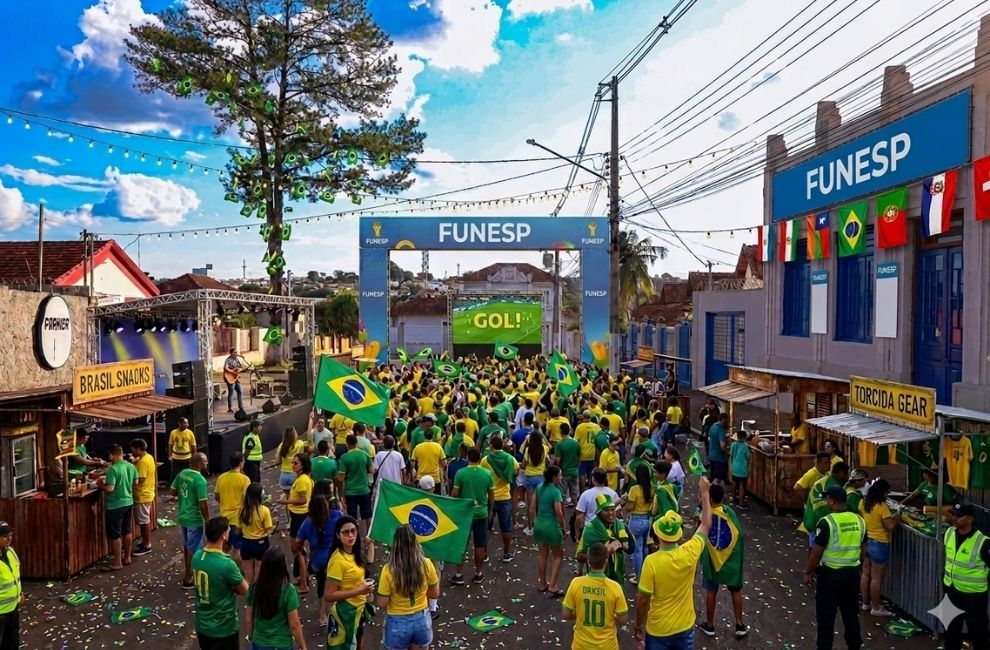 Campo Grande estreia hoje a Cidade da Copa para acompanhar os jogos da Seleção Brasileira Campo Grande estreia hoje a Cidade da Copa para acompanhar os jogos da Seleção Brasileira