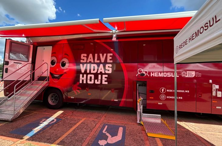 Ônibus da Vida retorna a Campo Grande e segue viagem por cidades do interior durante o Junho Vermelho