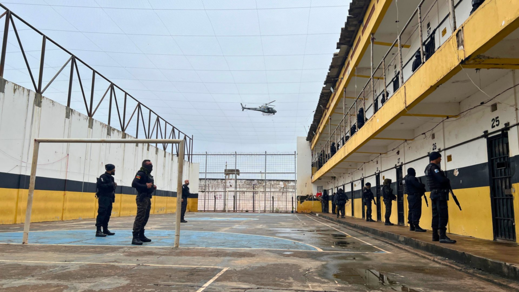 Penitenciária de Dourados recebe operação pente-fino contra o crime organizado