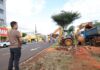 Dourados inicia revitalização de canteiros centrais em quatro pontos da cidade
