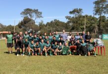 Com apoio do Sesi, Pantanal FC Feminino recebe novo material para jogo e passeio
