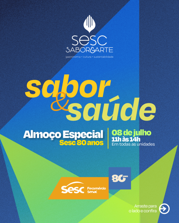 Experiência Restaurante Sesc 80 anos - Sesc Sabor & Arte (1)