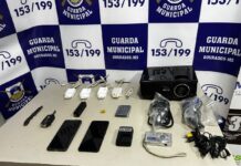 Guarda Municipal recupera celulares furtados da Central do Cidadão e prende dois suspeitos
