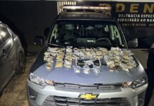 Mulheres são flagradas fazendo entrega de drogas no bairro Jardim das Cerejeiras