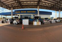 Comboio com quase R$ 2 milhões em contrabando é apreendido na MS‑162; motoristas fugiram