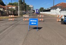 Avenida Calógeras, na Esplanada Ferroviária, ficará interditada até 24 de agosto devido à Carreta da Saúde