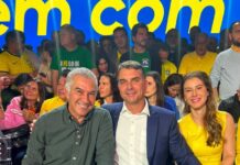 Lideranças de MS prestigiam convenção que oficializou Flávio Bolsonaro como candidato à Presidência