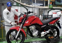Venda de motos cresce 14,1% no Brasil e supera 1,17 milhão de unidades no semestre