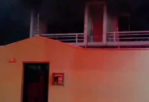 Incêndio atinge casa de casal de idosos e destrói parte de sobrado em Campo Grande