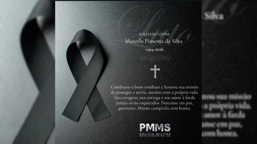 PM morto em Corumbá deixou uma filha de 7 anos e governador promete enfrentar o crime organizado "com firmeza e determinação"