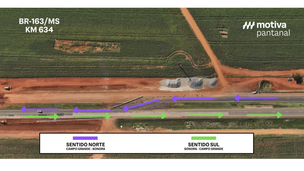 BR-163 terá desvio provisório em São Gabriel do Oeste para obras de ponto de descanso BR-163 terá desvio provisório em São Gabriel do Oeste para obras de ponto de descanso