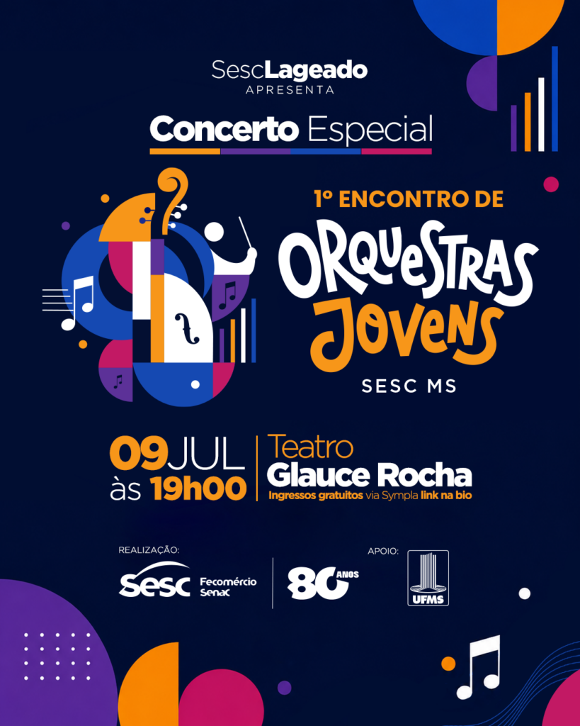 Concerto gratuito reúne 180 jovens músicos no Teatro Glauce Rocha Concerto gratuito reúne 180 jovens músicos no Teatro Glauce Rocha