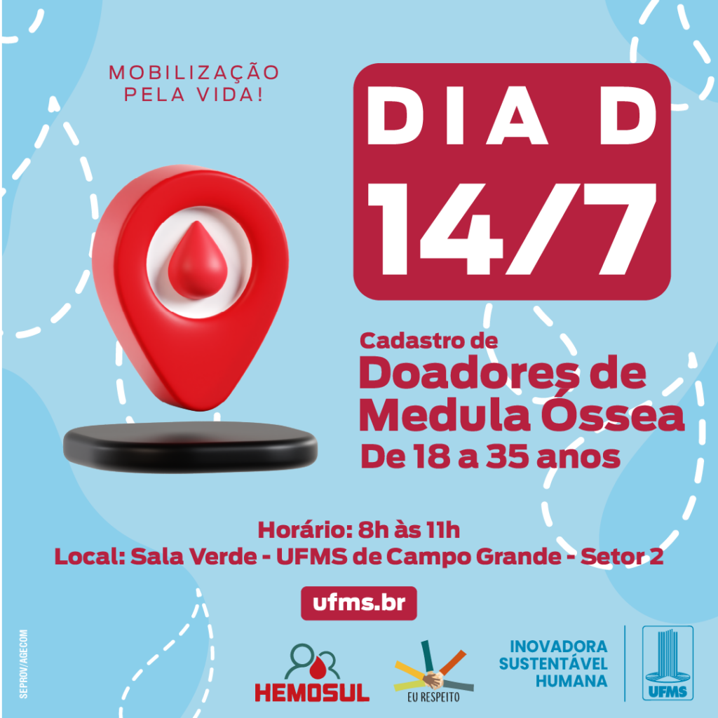 Dia D mobiliza estudantes e servidores para cadastro de doadores de medula óssea Dia D mobiliza estudantes e servidores para cadastro de doadores de medula óssea