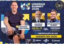 Jackson Follmann é destaque do UNIGRAN Summit 2026, que debate gestão, inovação e liderança