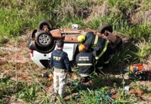 Colisão frontal na BR-376 deixa um morto e cinco feridos em Ivinhema
