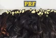 Mais de 18 kg de cabelo humano são apreendidos em ônibus na BR-262