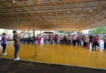 Dourados mobiliza alunas de projetos esportivos no combate à violência contra a mulher
