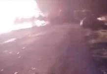 Casal morre após carro atingir anta e bater em carreta carregada com etanol na BR-267