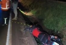 Um dia após comprar motocicleta, rapaz morre em acidente na BR-163