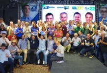 Riedel reúne prefeitos para alinhar campanha, e Contar faz retratação por críticas do passado