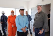 Governador e prefeito vistoriam obras do novo terminal de passageiros do Aeroporto