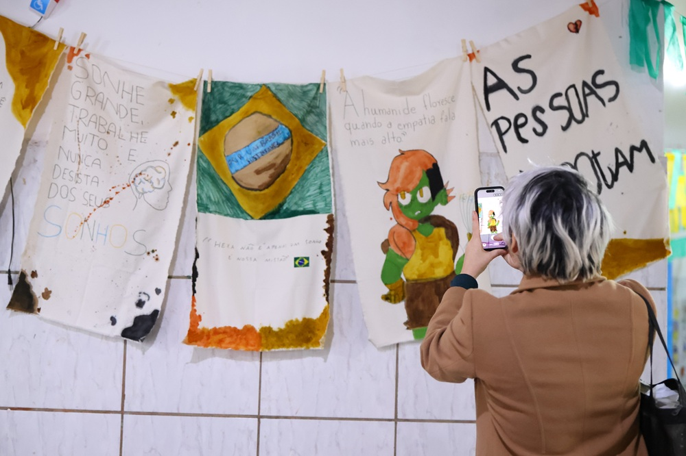 Cinco escolas da Capital recebem murais criados a partir das ideias dos próprios alunos Cinco escolas da Capital recebem murais criados a partir das ideias dos próprios alunos