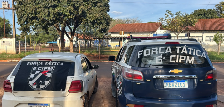Após roubo com vigia feito refém, polícia recupera três veículos em MS Após roubo com vigia feito refém, polícia recupera três veículos em MS