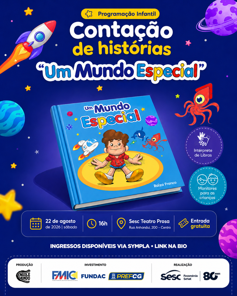 Contação de histórias aproxima crianças do universo do autismo