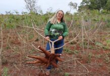 Rosely encontra rumo com o Senar/MS e avança na produção de mandioca e frutas
