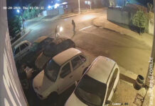 Vídeo: dupla joga coquetéis molotov em oficina mecânica de Maracaju