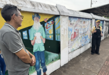 Com verba do FMIC, murais da ferrovia ganham site no sábado