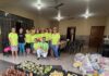 Territórios Solidários realiza primeira colheita de horta comunitária em Dourados
