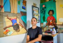 ‘O que permanece em nós?’ reúne pinturas de Wendel Fontes e instalação sonora sobre infância e memória