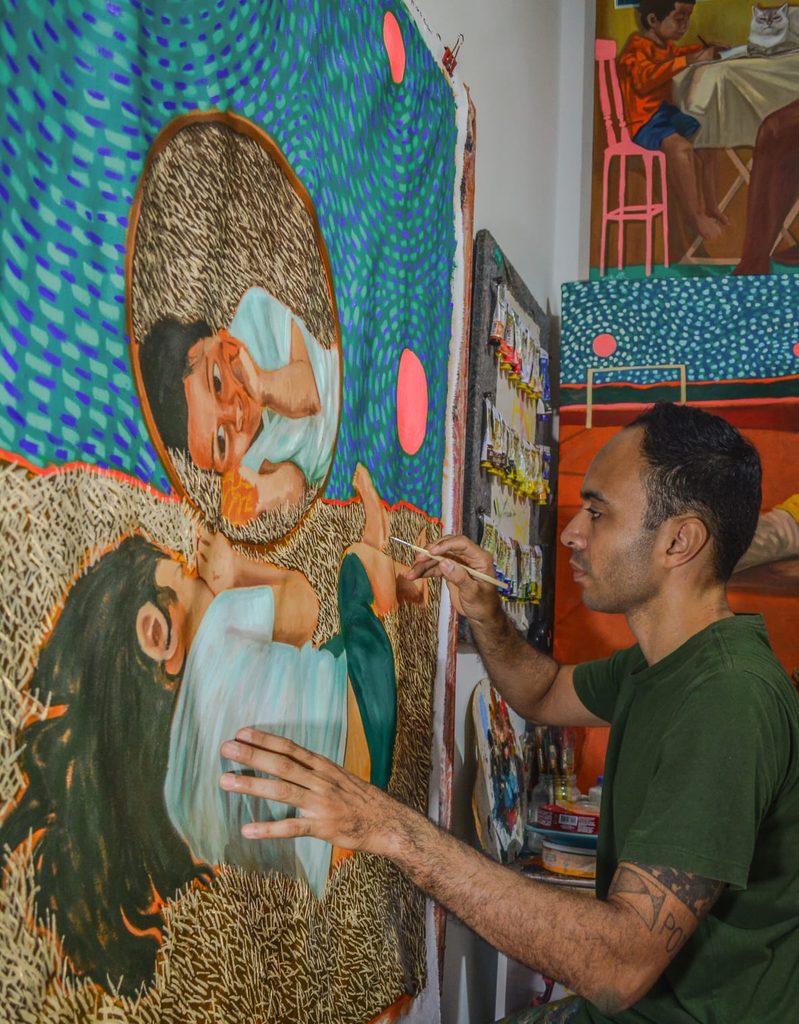 Exposição “O que permanece em nós?” reúne 21 pinturas e instalação sonora sobre infância e memória Exposição “O que permanece em nós?” reúne 21 pinturas e instalação sonora sobre infância e memória