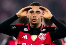 Samuel Lino decide, Flamengo vence o Remo e toma liderança do Brasileirão