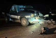 Homem morre após Pampa bater de frente com Fiat Toro na BR-262