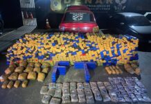 Quase 1 tonelada de maconha, ice drift e skank é apreendida em veículo na Capital