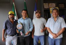 Prefeito Marçal Filho recebe campeões brasileiros de beisebol e destaca incentivo ao esporte local