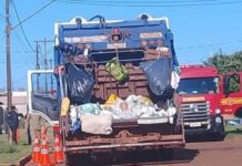 Gari morre atropelado por caminhão de lixo em Ponta Porã